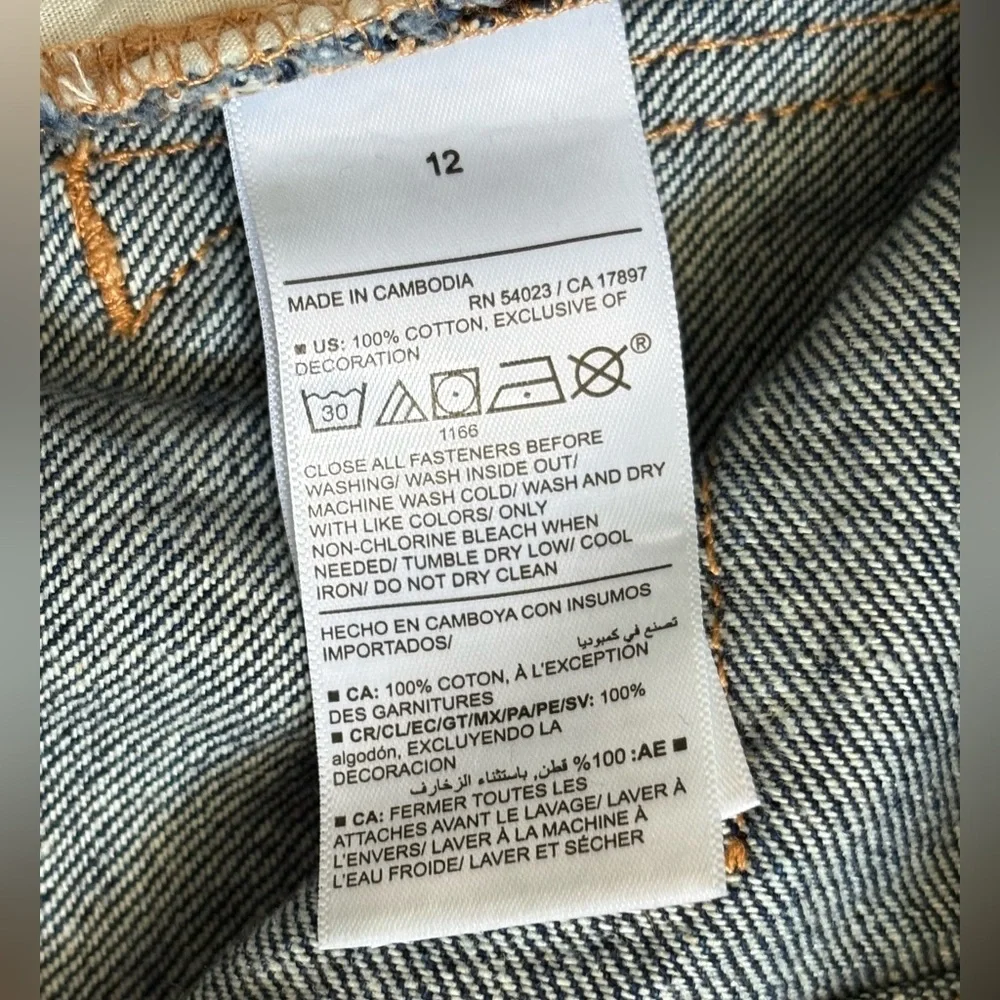 Old Navy Kids Dark Blue Denim Shorts